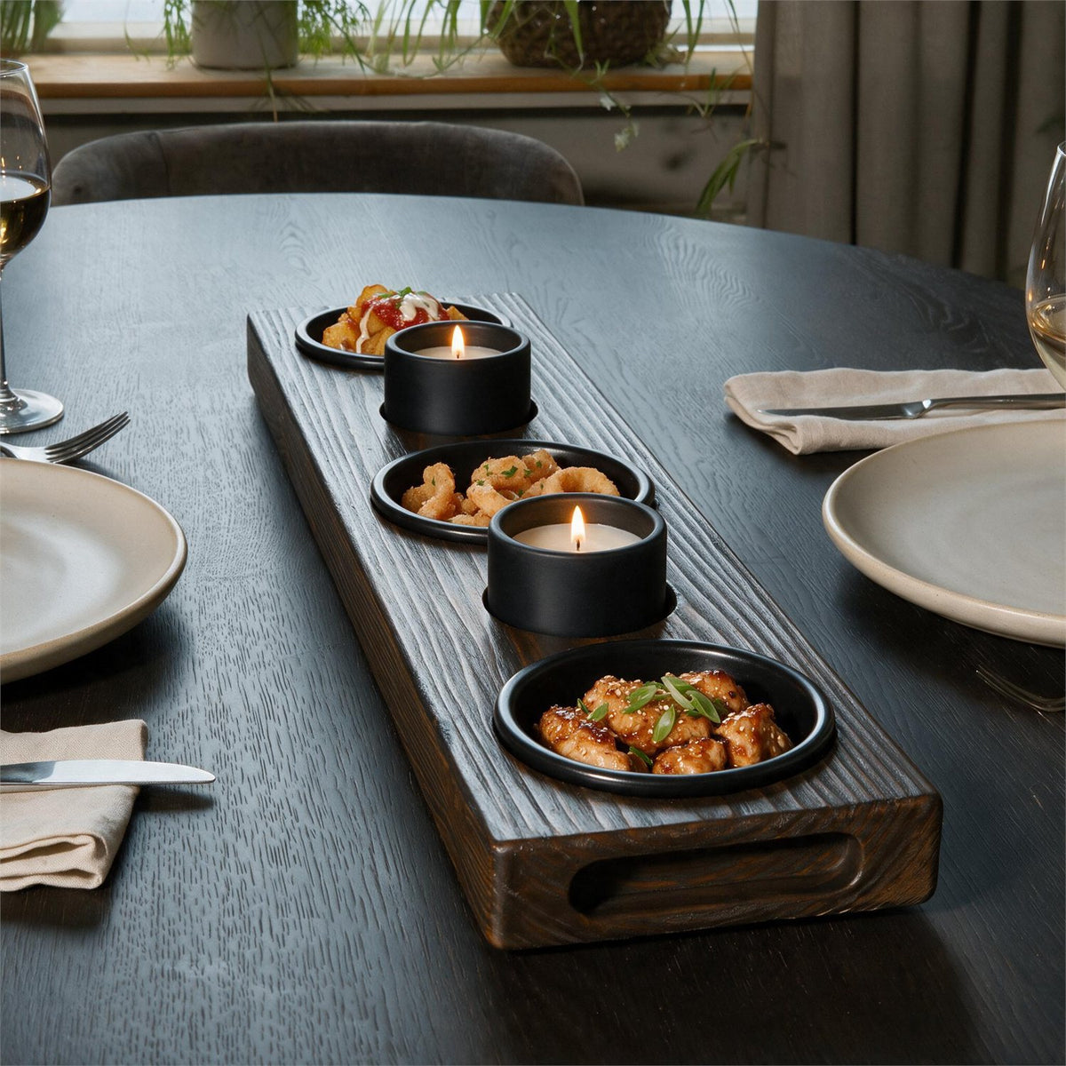 Genieten van een tapasplank 