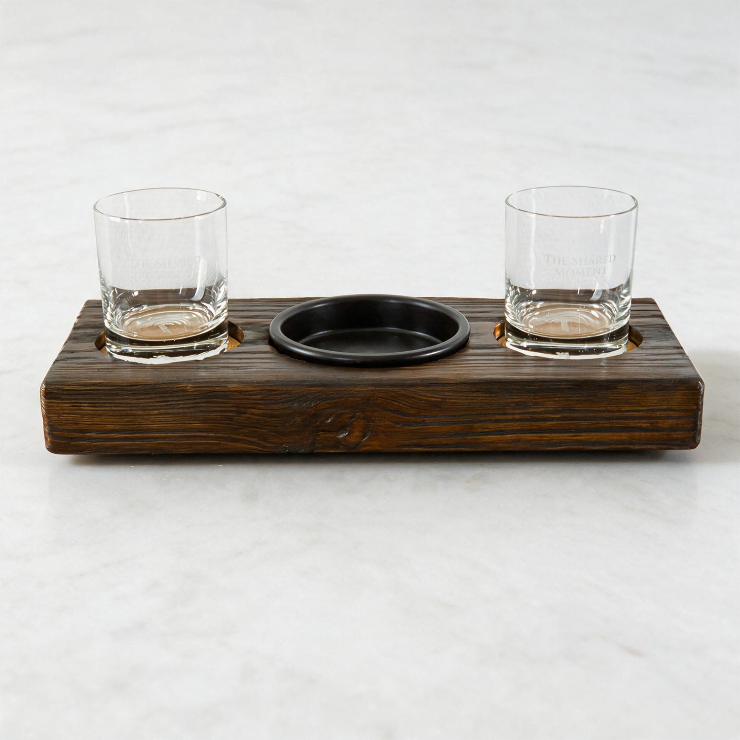 Vooraanzicht van The Shared Moment Pure houten borrelplank